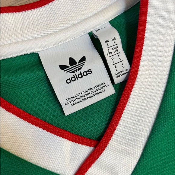 Adidas Green and Red Mexico Unidad Men’s Shirt Jersey - Picture 2 of 3